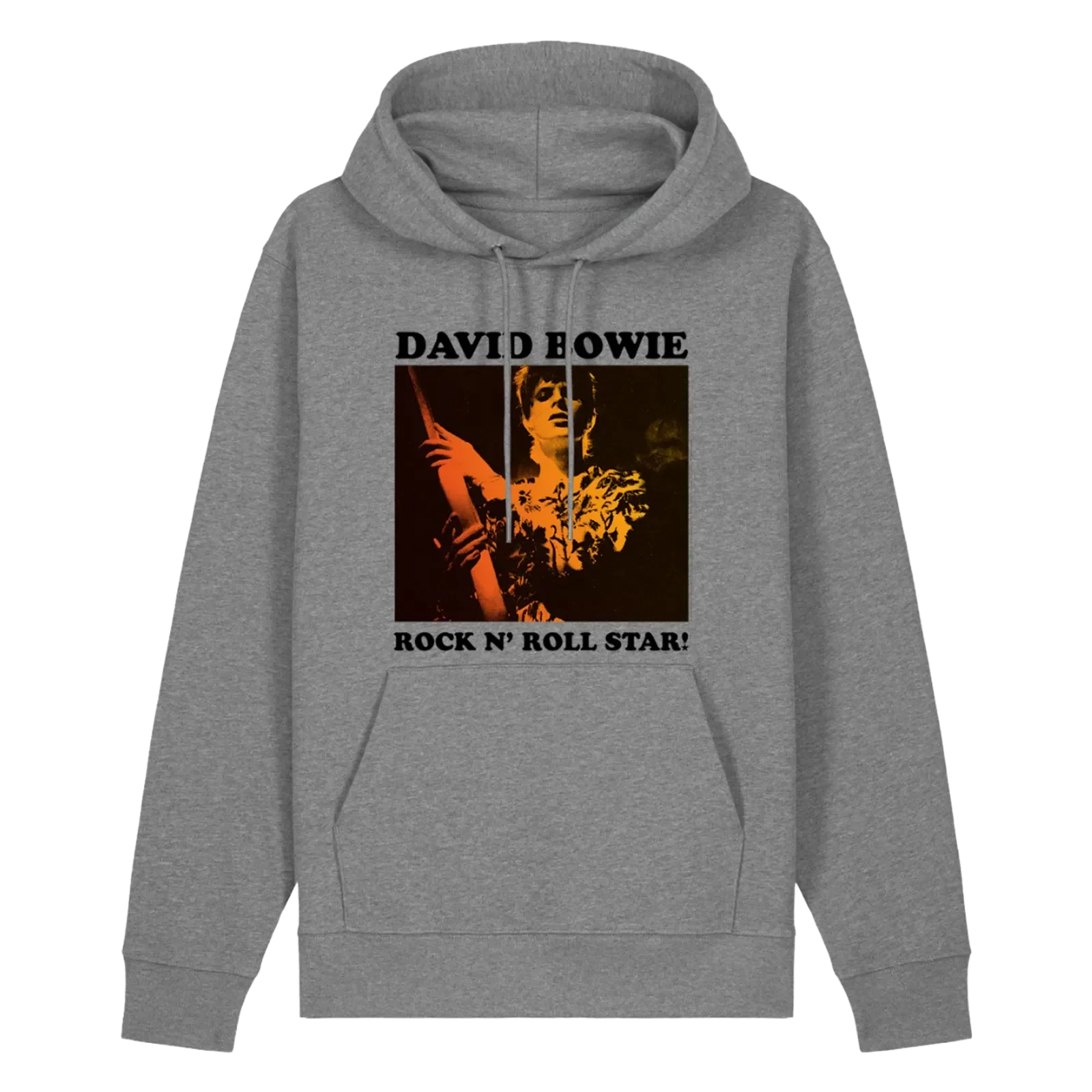 David Bowie Rock N Roll Star! Gold Design Hoodie - Image 2