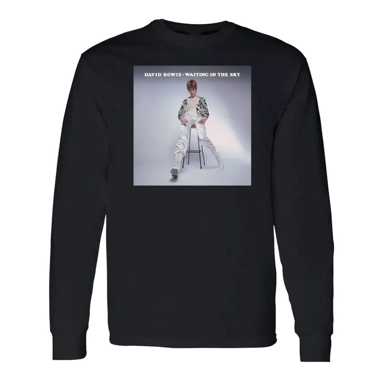 David Bowie Waiting In The Sky Black Longsleeve