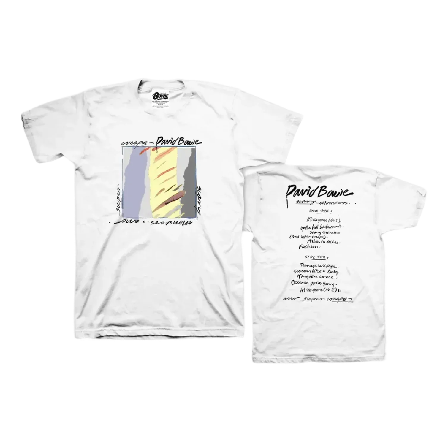 Scary Monsters 40th Anniversary White T-Shirt