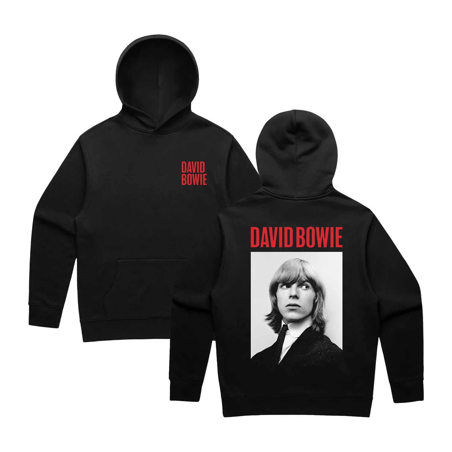 Premium Black and White Portrait Hoodie*