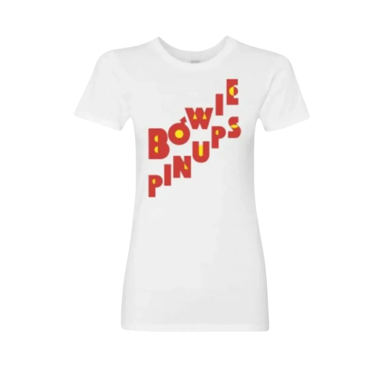Women's Pin Ups Logo White T-Shirt